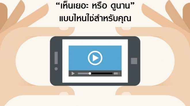 คุณอยากให้วิดีโอโฆษณาของคุณมี “คนดูเยอะๆ” หรือ “คนดูนานๆ”