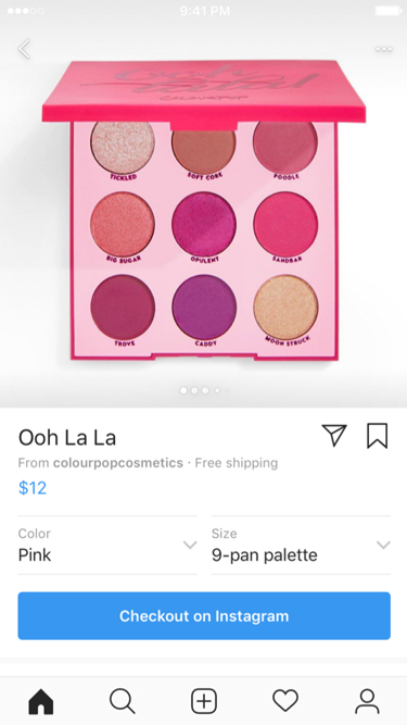 Instagram IG Update Shopping post payment